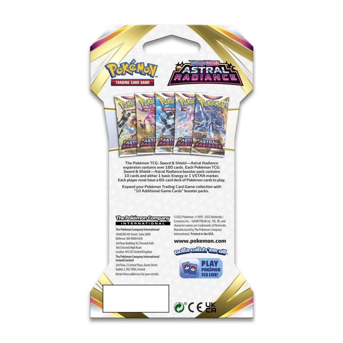 Pokémon TCG: Astral Radiance Sleeved Booster Pack