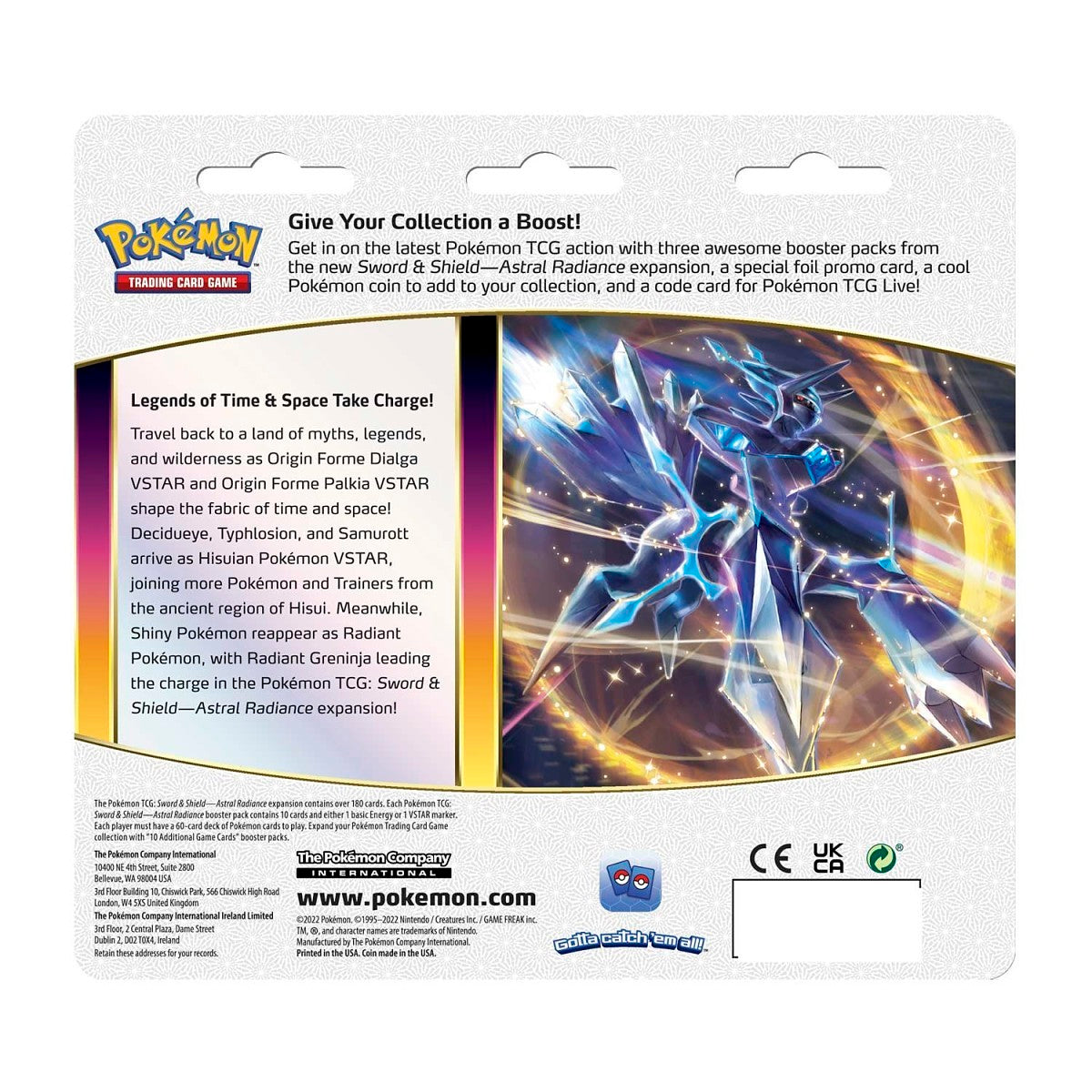 Pokémon TCG: Astral Radiance Sylveon 3-Pack Blister