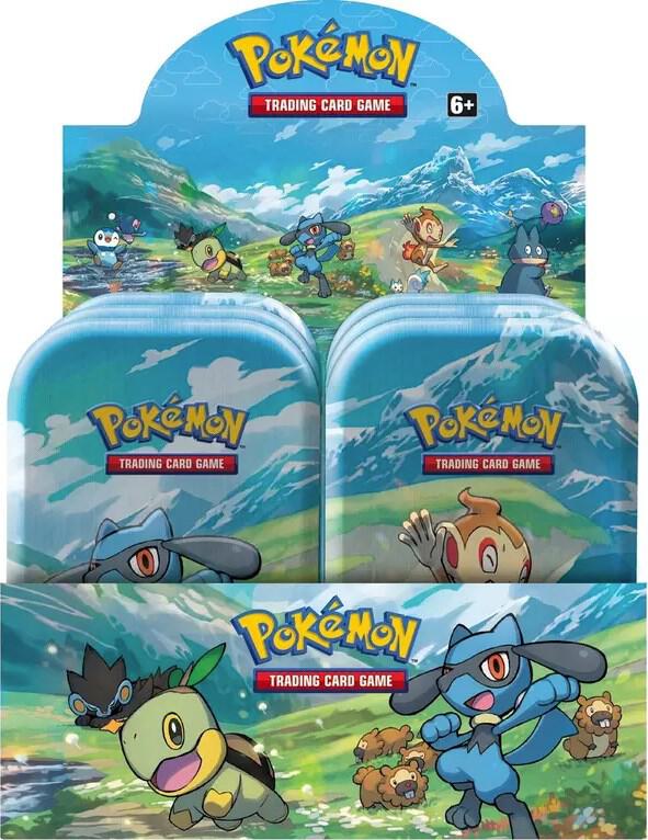 Pokémon TCG: Sinnoh Stars Mini Tins Display