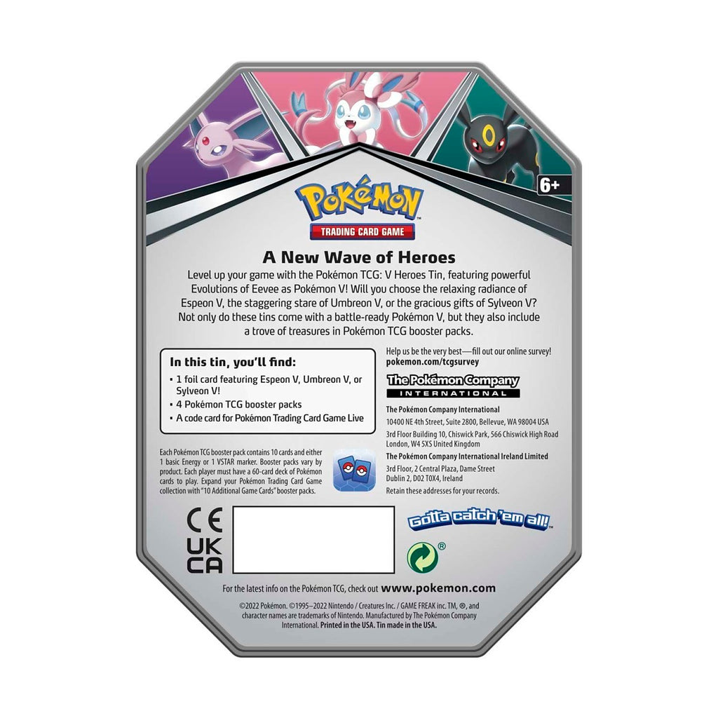 Pokémon TCG: V Heroes Sylveon Tin