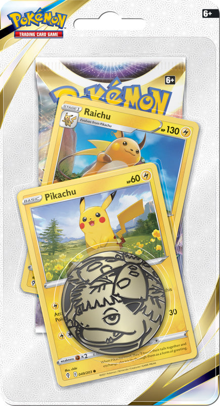 Pokémon TCG: Brilliant Stars 1-Pack Blister Raichu & Pikachu