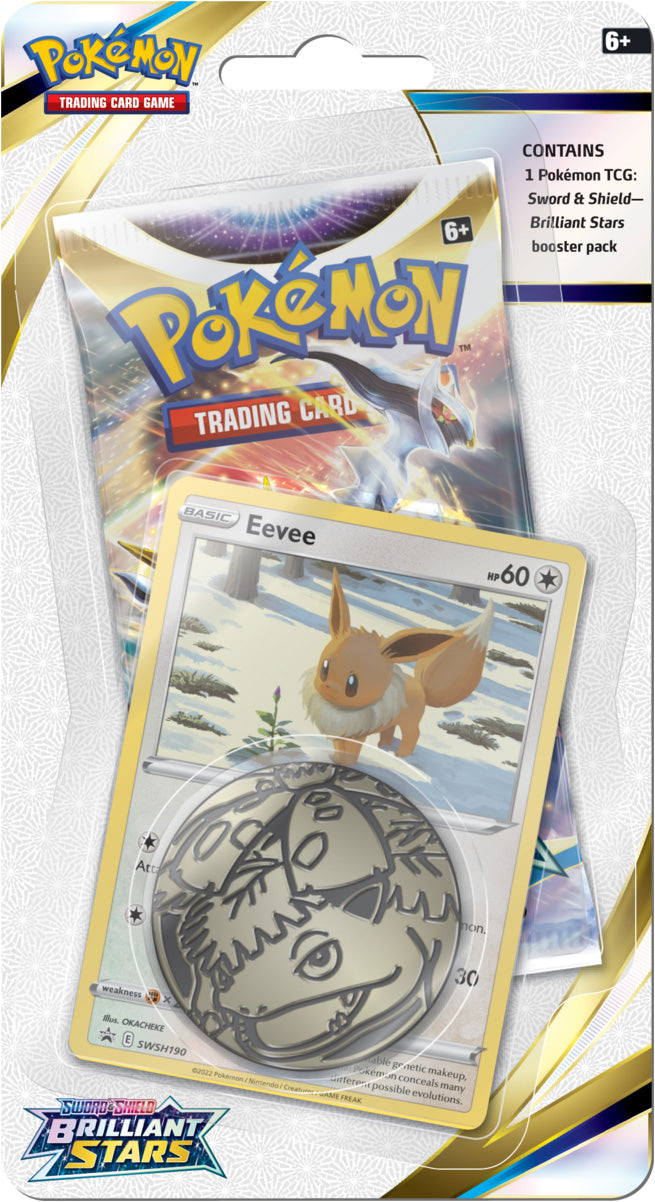 Pokémon TCG: Brilliant Stars Eevee 1-Pack Blister