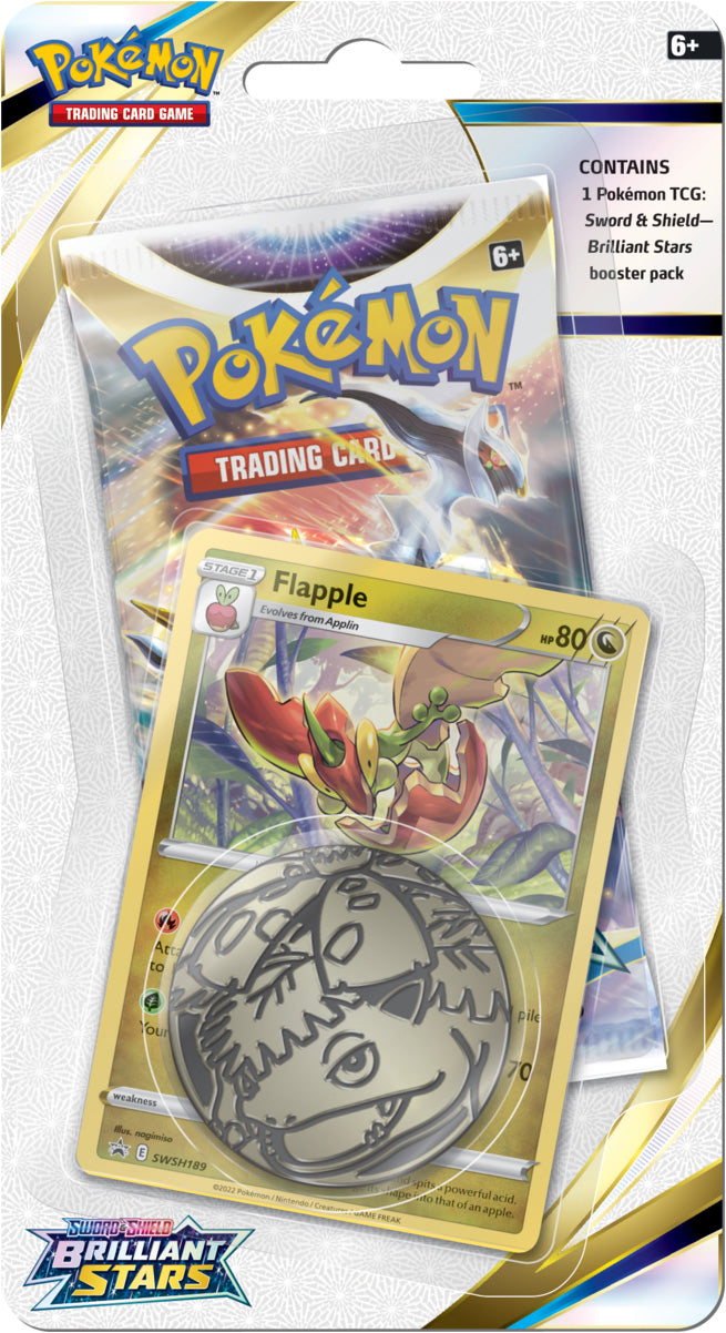 Pokémon TCG: Brilliant Stars Flapple 1-Pack Blister