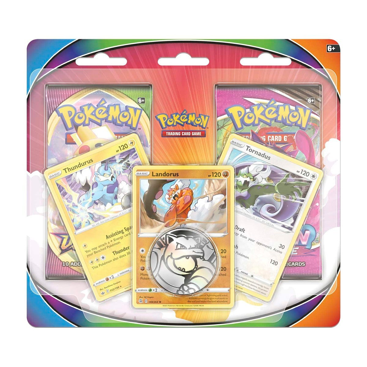 Pokémon TCG: Enhanced 2-Pack Blister Thundurus, Landorus & Tornadus