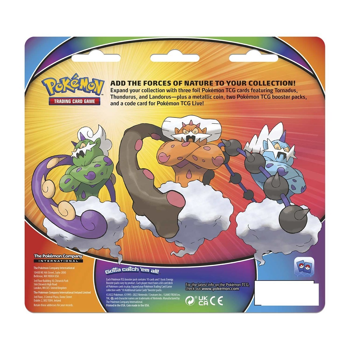 Pokémon TCG: Enhanced 2-Pack Blister Thundurus, Landorus & Tornadus