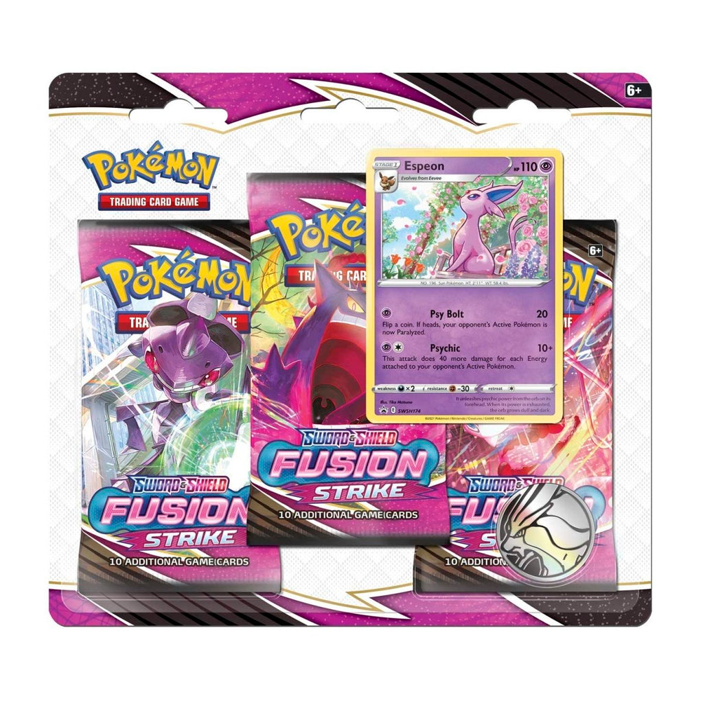 Pokémon TCG: Fusion Strike Espeon 3-Pack Blister