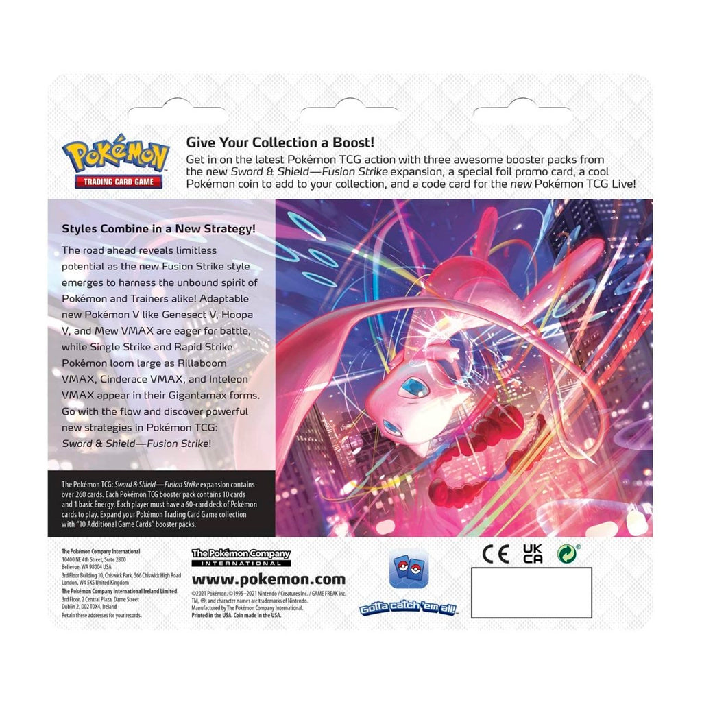 Pokémon TCG: Fusion Strike Espeon 3-Pack Blister