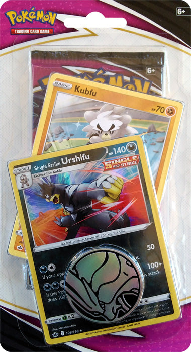 Pokémon TCG: Fusion Strike 1-Pack Blister Kubfu & Single Strike Urshifu