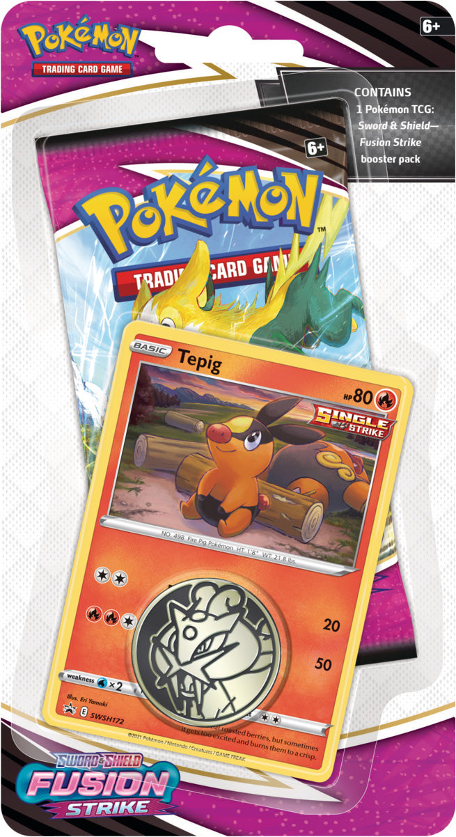 Pokémon TCG: Fusion Strike Tepig 1-Pack Blister