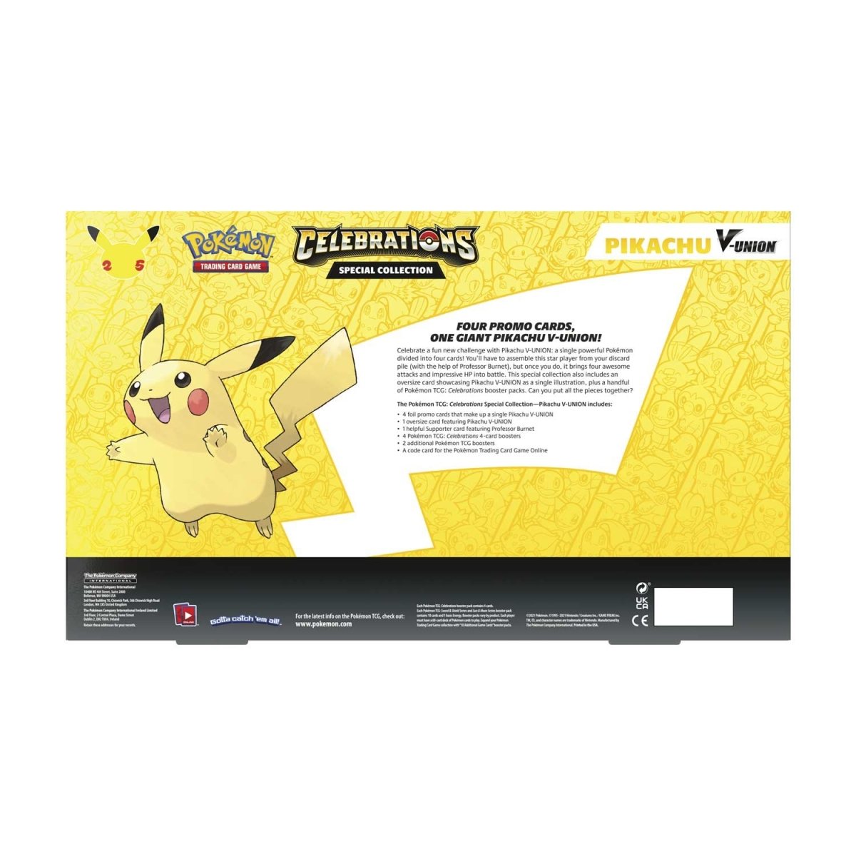 Pokémon TCG: Celebrations Special Collection—Pikachu V-UNION