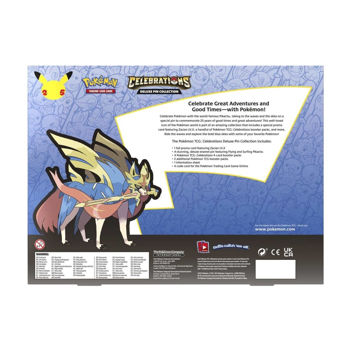 Pokémon TCG: Celebrations Deluxe Pin Collection
