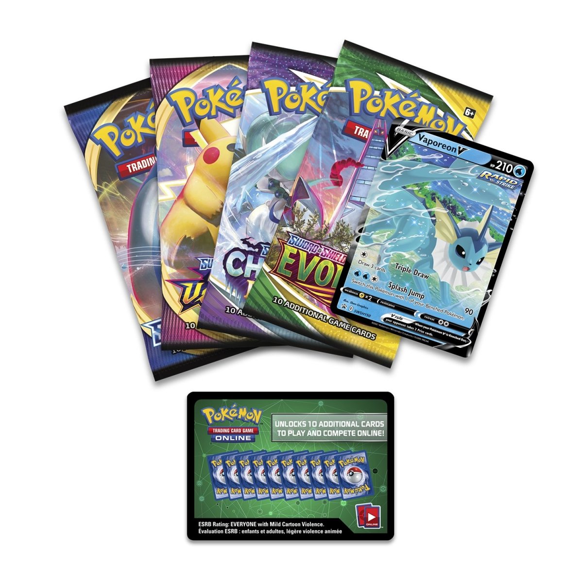 Pokémon TCG: Eevee Evolutions Vaporeon Tin