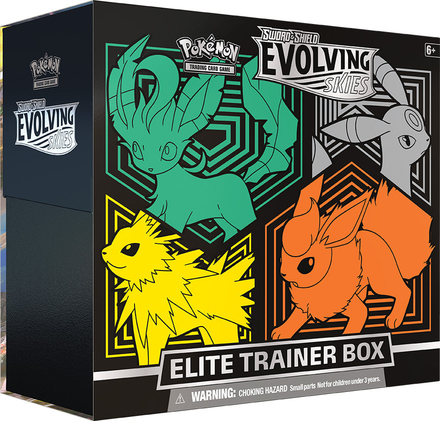 Pokémon TCG: Evolving Skies Elite Trainer Box - Jolteon, Flareon, Umbreon & Leafeon