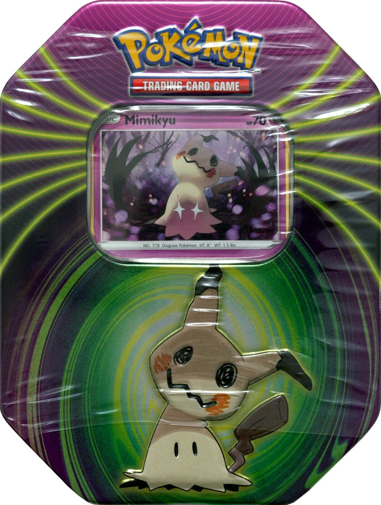 Pokémon TCG: Mighty Mysterious Mimikyu Tin
