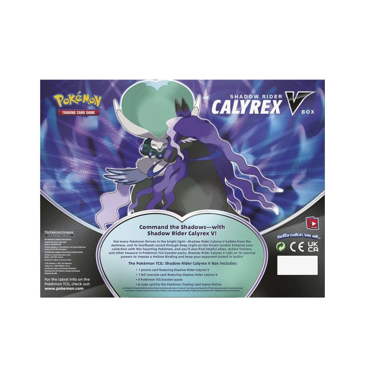 Pokémon TCG: Shadow Rider Calyrex V Box