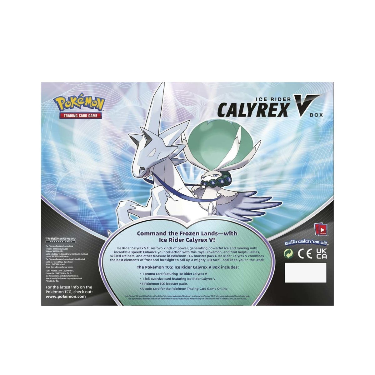 Pokémon TCG: Ice Rider Calyrex V Box