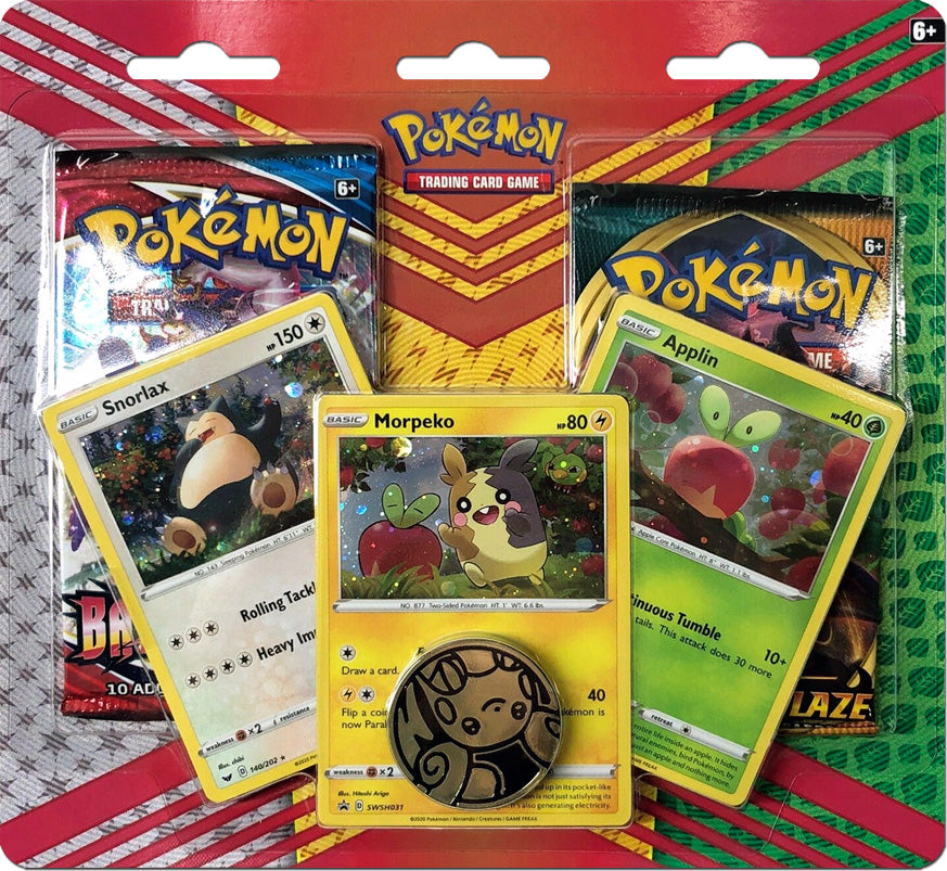 Pokémon TCG: Enhanced 2-Pack Blister Snorlax, Morpeko & Applin (Style 1)