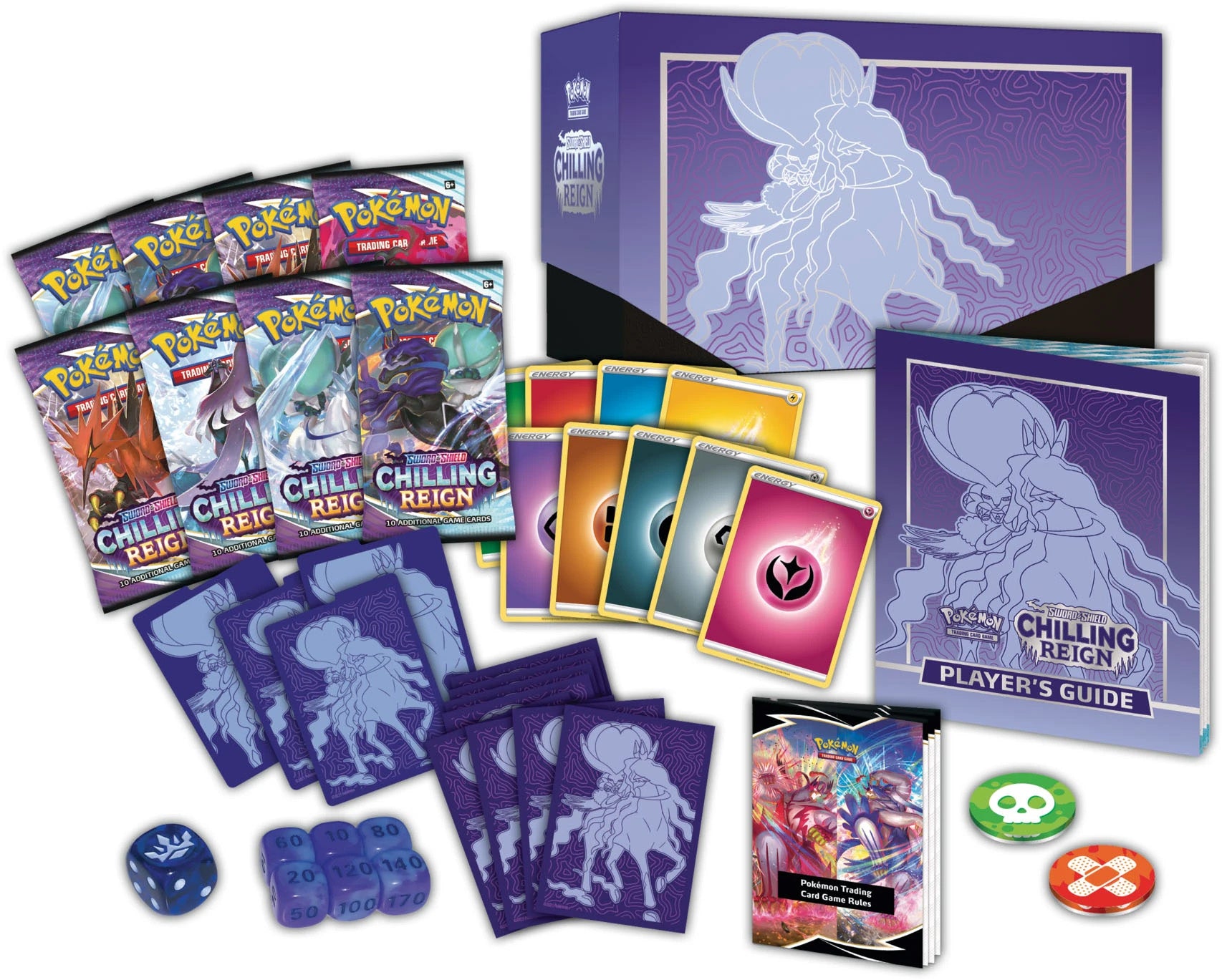 Pokémon TCG: Chilling Reign Shadow Rider Calyrex Elite Trainer Box
