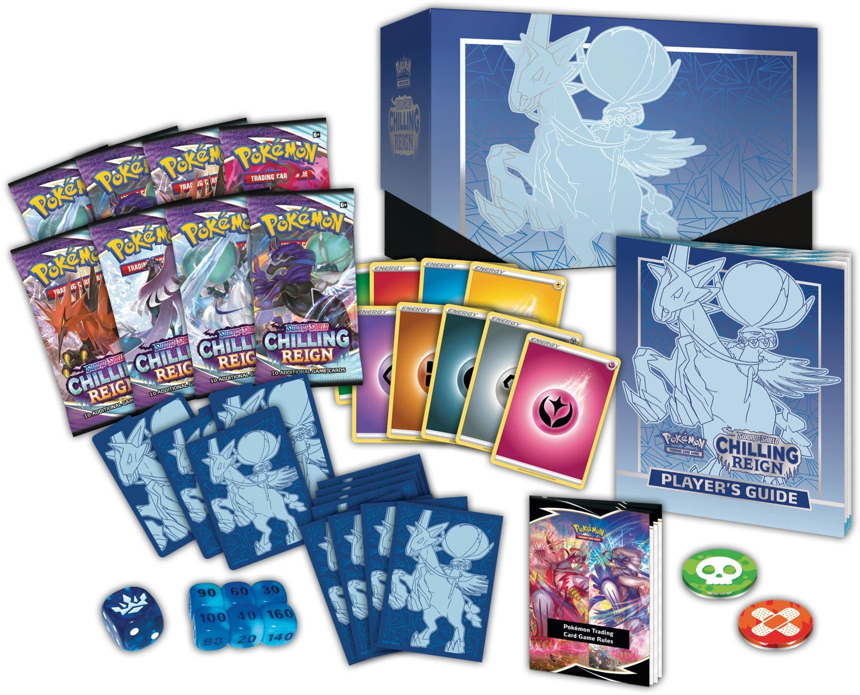 Pokémon TCG: Chilling Reign Ice Rider Calyrex Elite Trainer Box