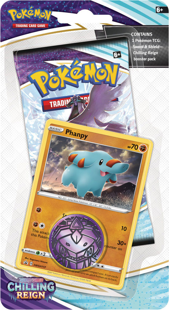 Pokémon TCG: Chilling Reign Phanpy 1-Pack Blister