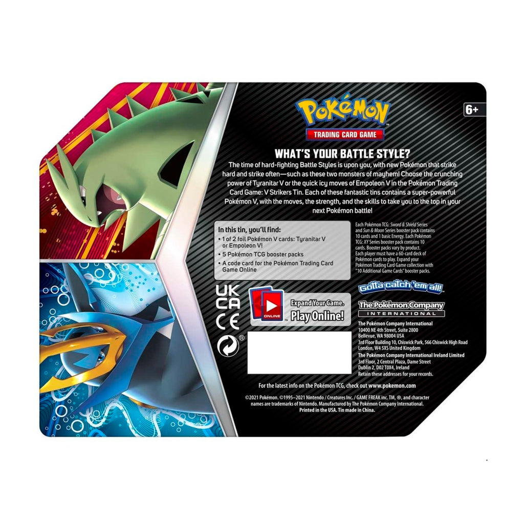 Pokémon TCG: V Strikers Empoleon Tin