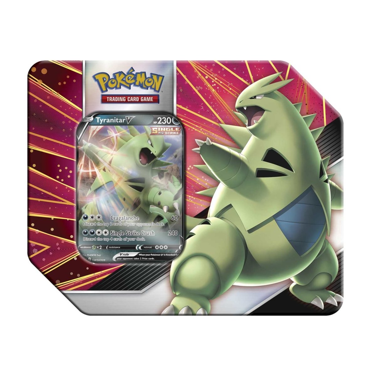 Pokémon TCG: V Strikers Tyranitar Tin