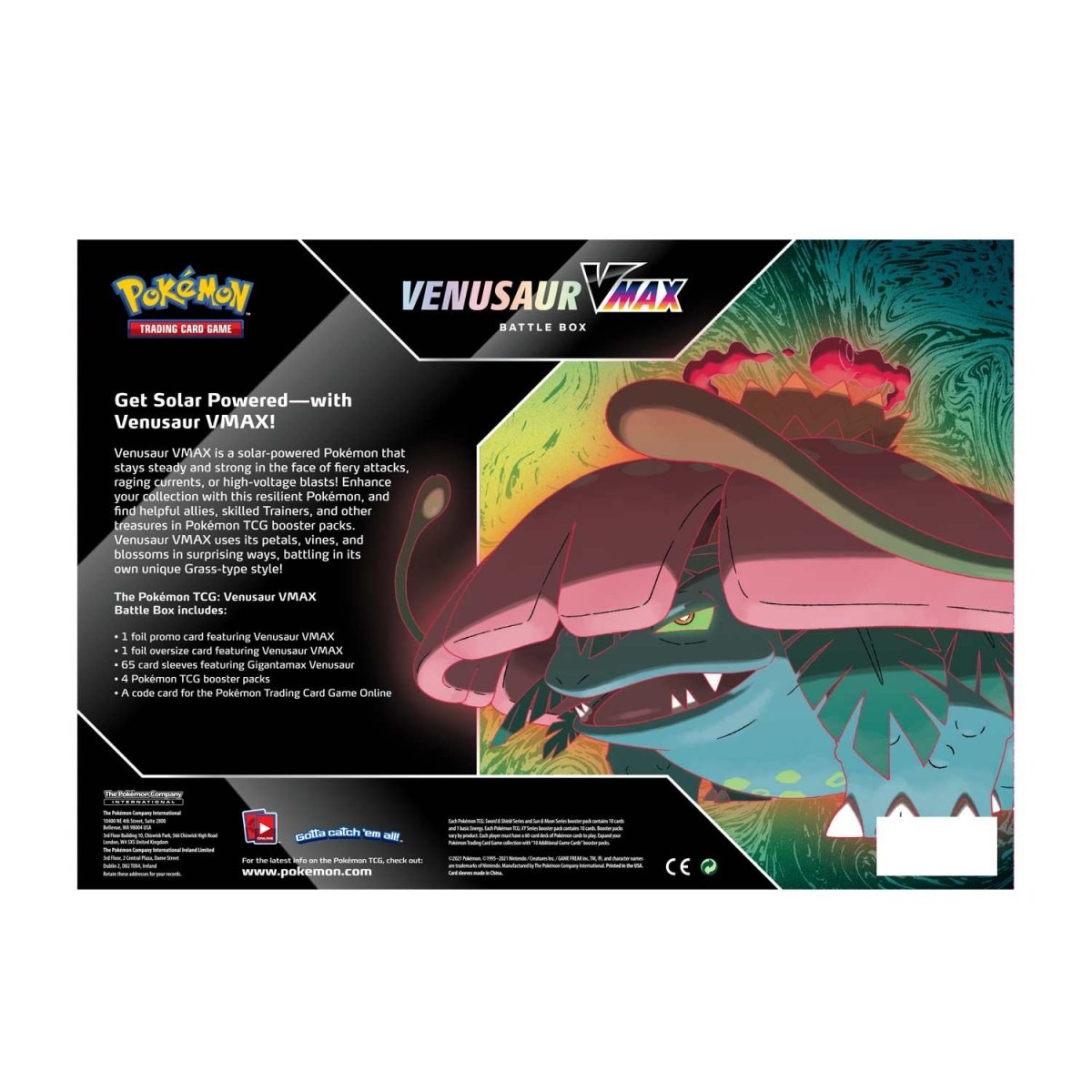 Pokémon TCG: Venusaur VMAX Battle Box
