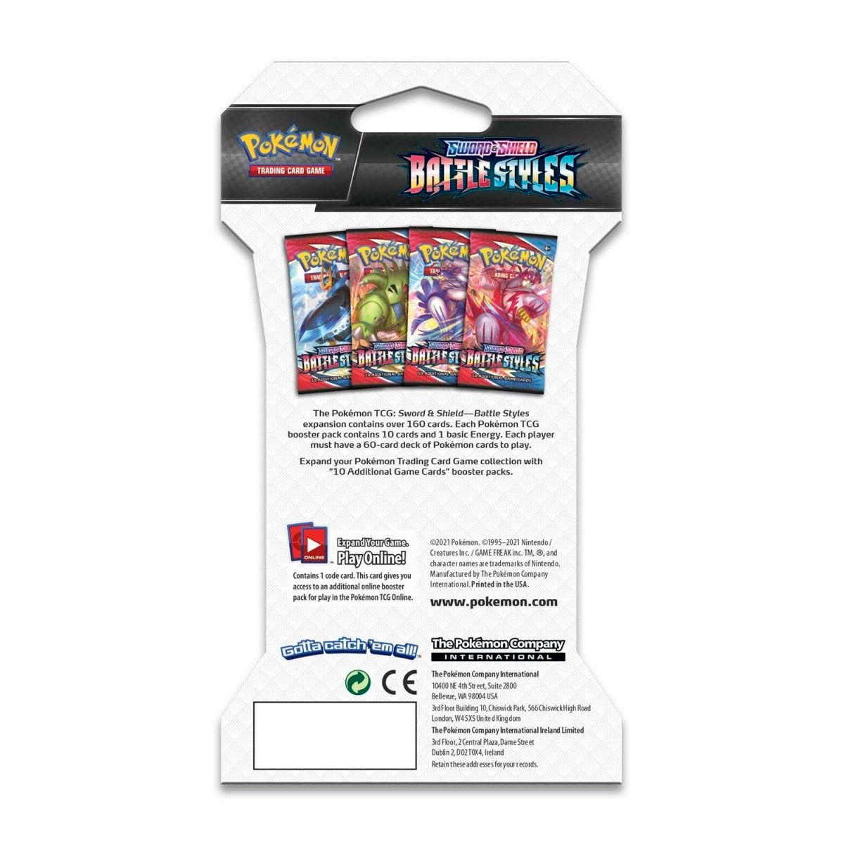 Pokémon TCG: Battle Styles Sleeved Booster Pack