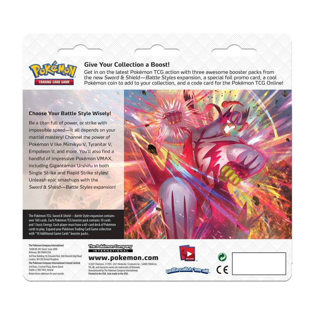 Pokémon TCG: Battle Styles Jolteon 3-Pack Blister