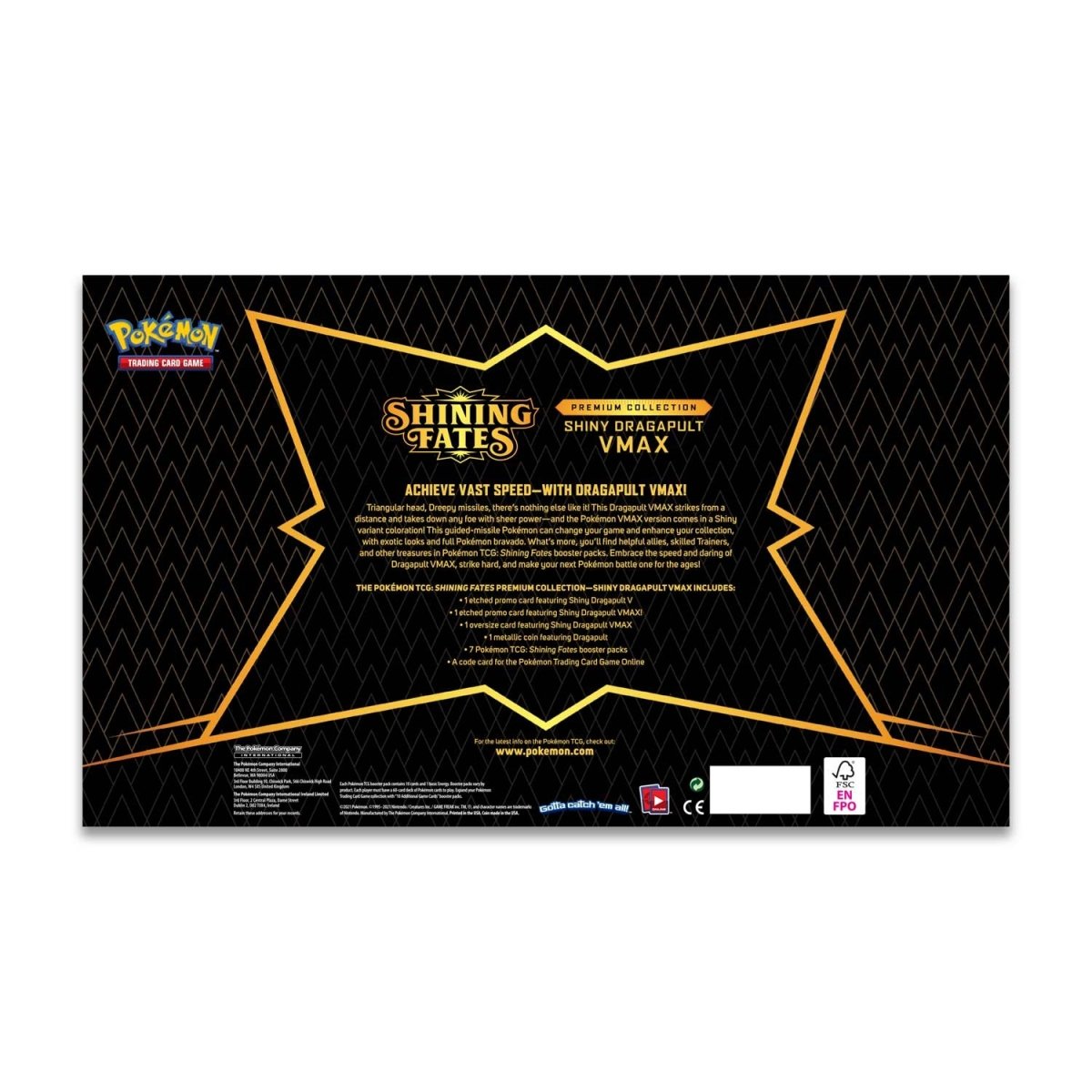 Pokémon TCG: Shining Fates Premium Collection —Shiny Dragapult VMAX