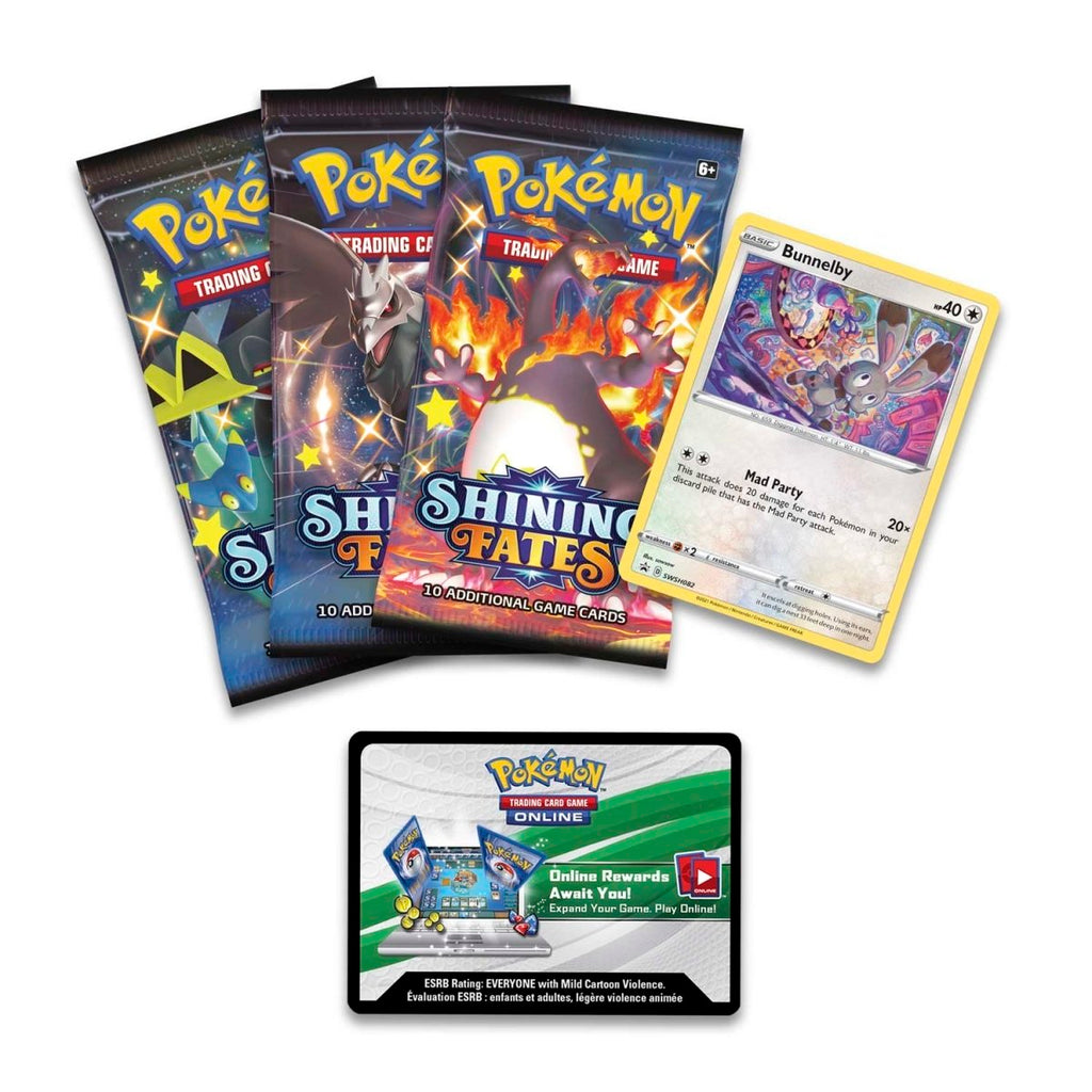 Pokémon TCG: Shining Fates Mad Party Pin Collection—Bunnelby