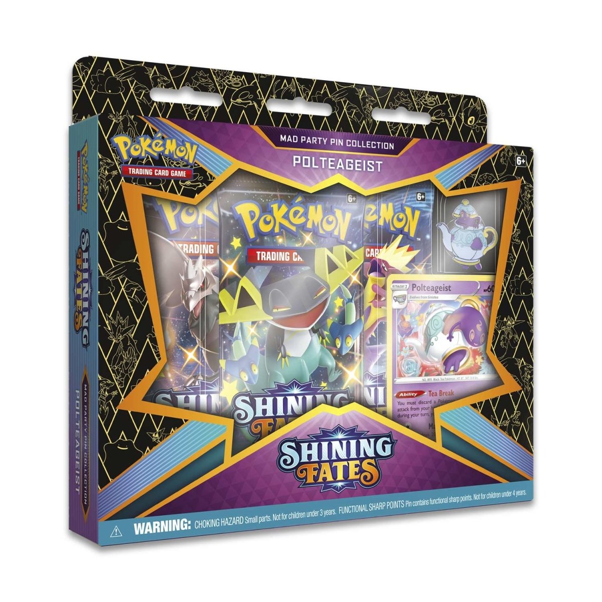 Pokémon TCG: Shining Fates Mad Party Pin Collection—Polteageist