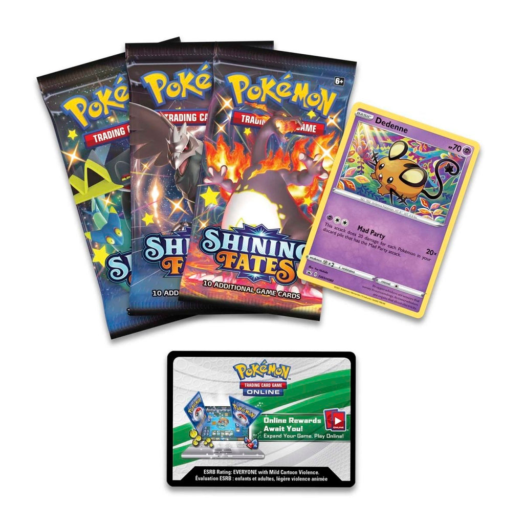 Pokémon TCG: Shining Fates Mad Party Pin Collection—Dedenne
