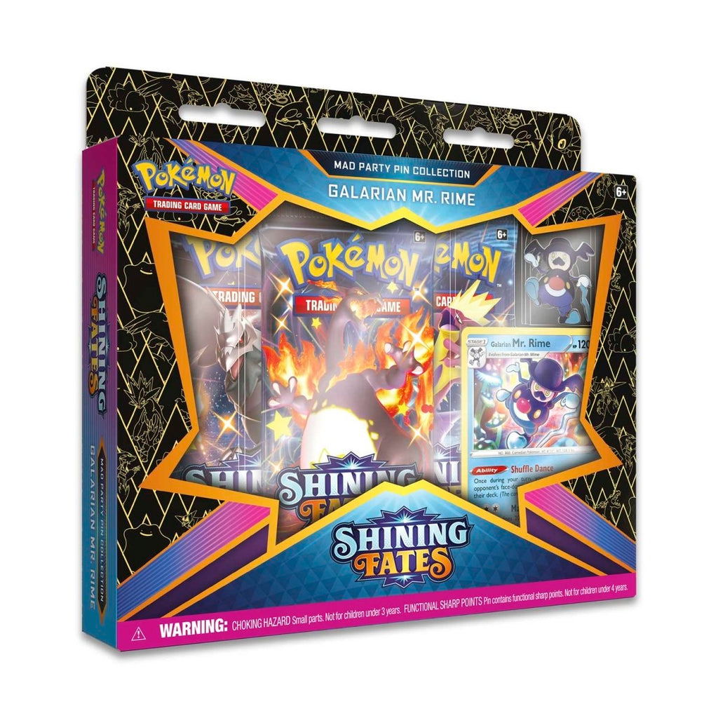 Pokémon TCG: Shining Fates Mad Party Pin Collection—Galarian Mr. Rime