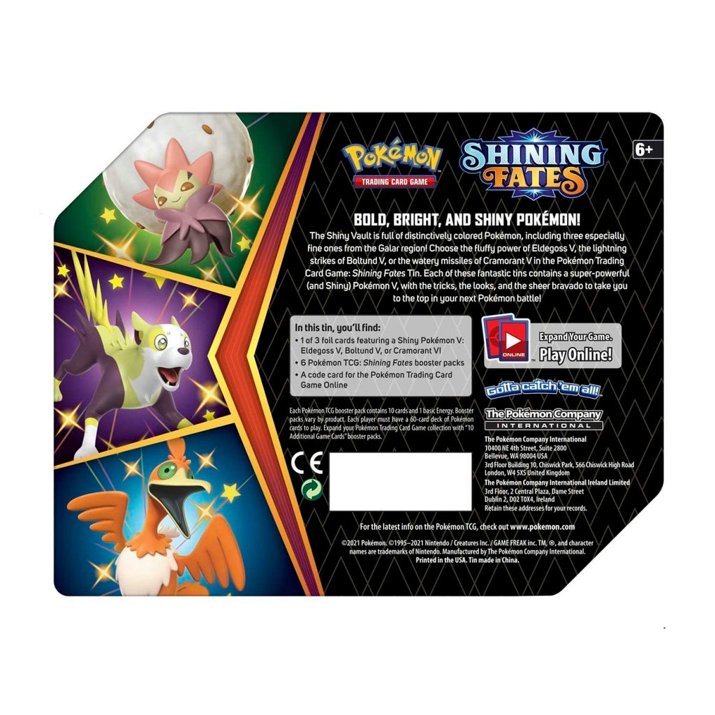 Pokémon TCG: Shining Fates Shiny Cramorant Tin