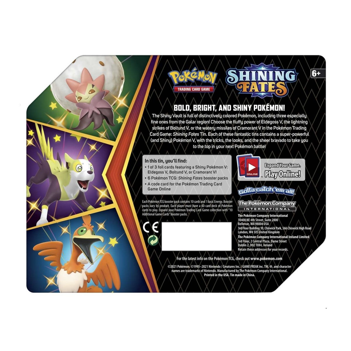 Pokémon TCG: Shining Fates Shiny Eldegoss Tin