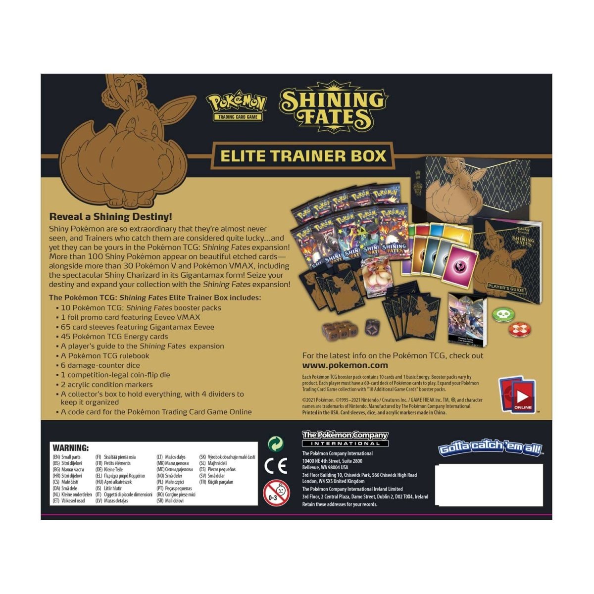 Pokémon TCG: Shining Fates Elite Trainer Box