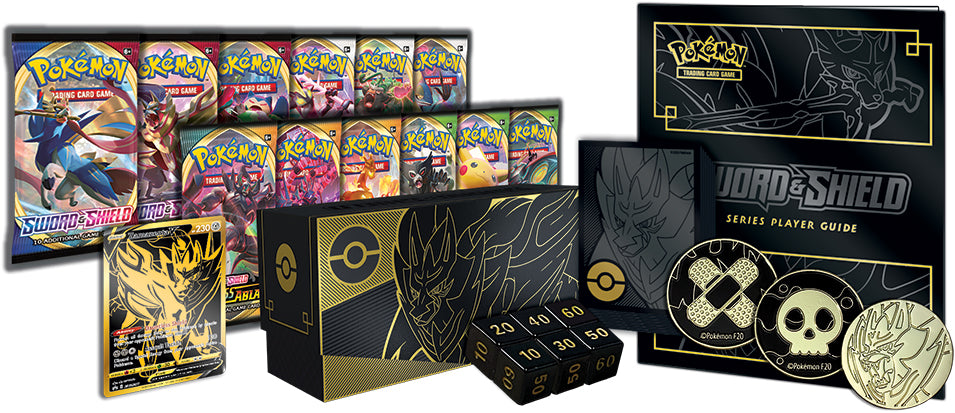 Pokémon TCG: Sword & Shield Zamazenta Elite Trainer Box Plus