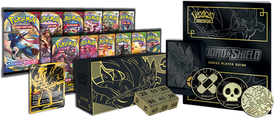 Pokémon TCG: Sword & Shield Zacian Elite Trainer Box Plus
