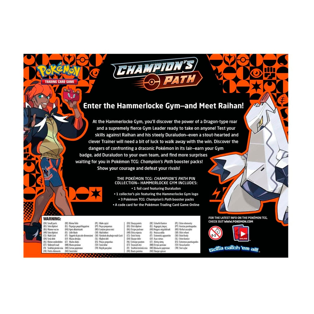 Pokémon TCG: Champion's Path Pin Collection—Hammerlocke Gym