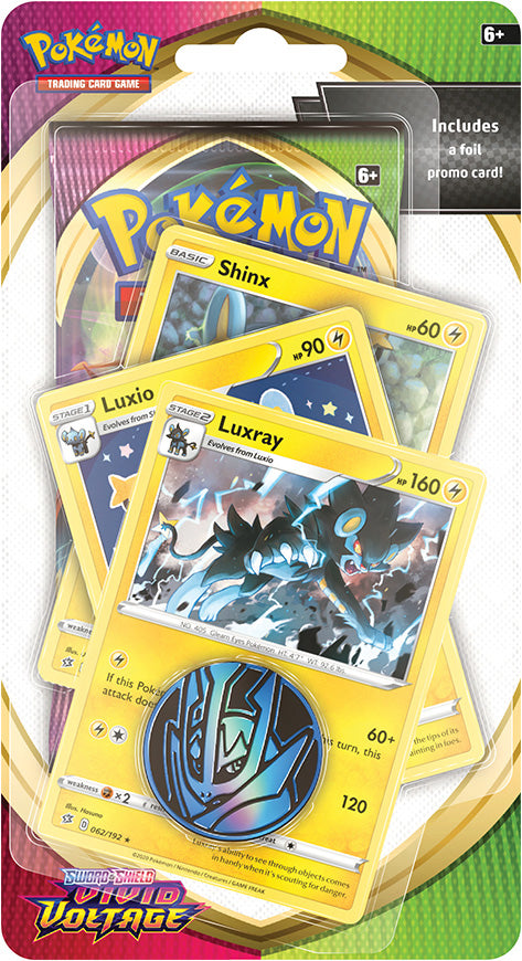 Pokémon TCG: Vivid Voltage 1-Pack Blister Shinx, Luxio & Luxray