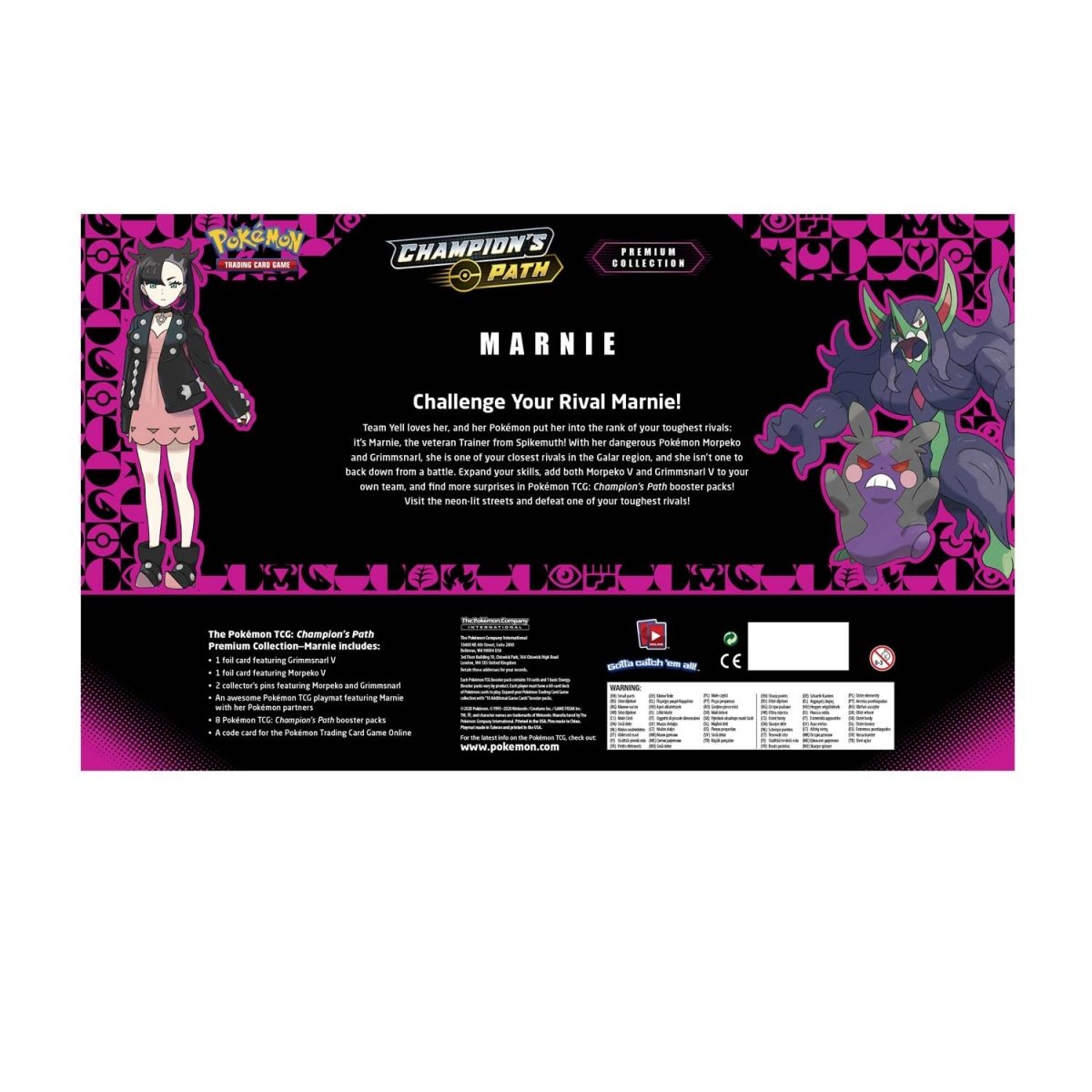Pokémon TCG: Champion's Path Premium Collection—Marnie