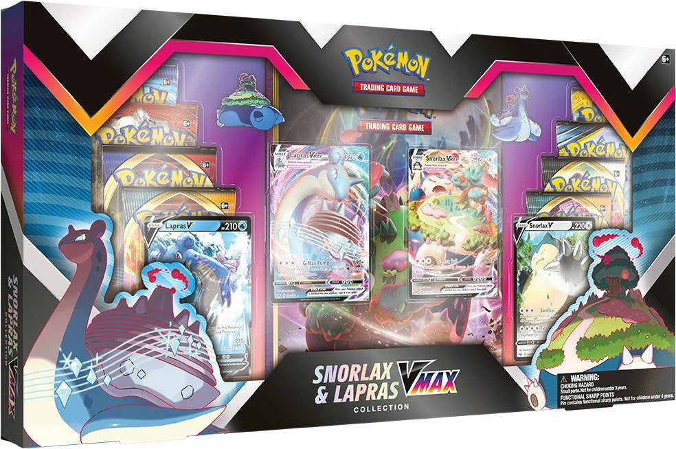 Pokémon TCG: Snorlax & Lapras VMAX Premium Collection