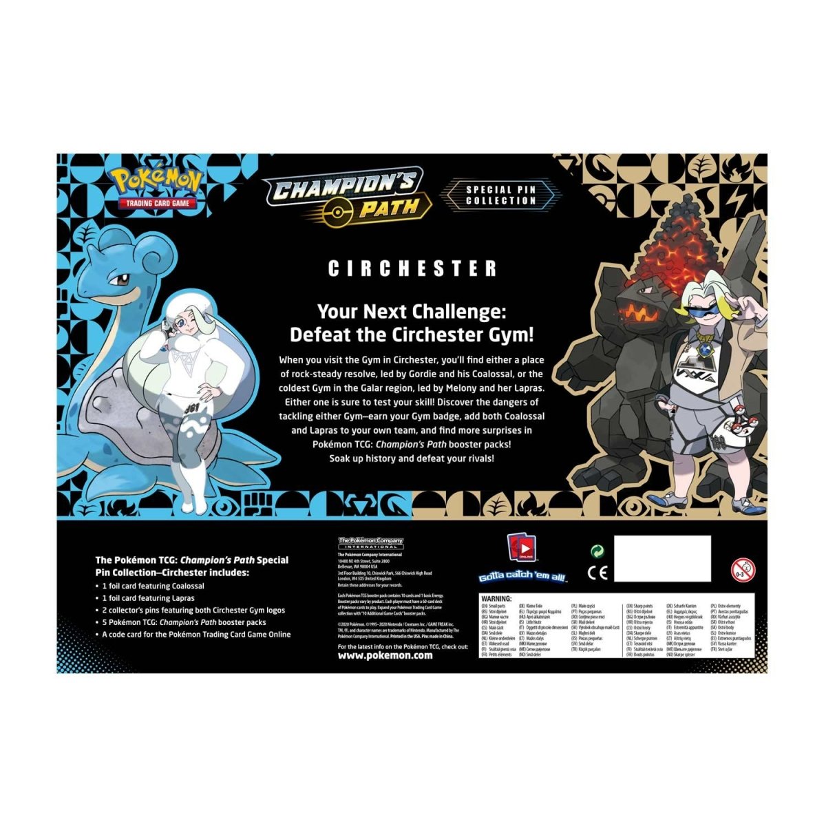 Pokémon TCG: Champion's Path Special Pin Collection—Circhester