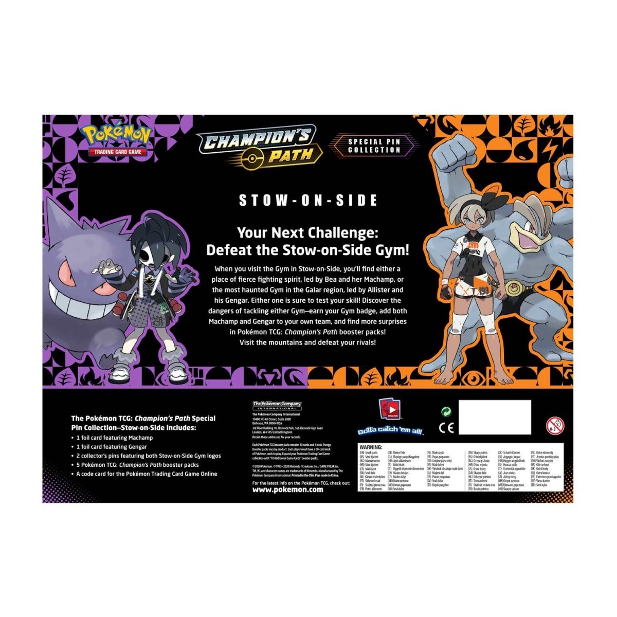 Pokémon TCG: Champion's Path Special Pin Collection—Stow-on-Side
