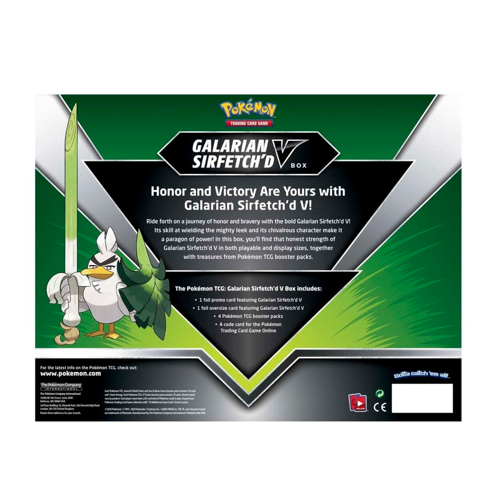 Pokémon TCG: Galarian Sirfetch'd V Box
