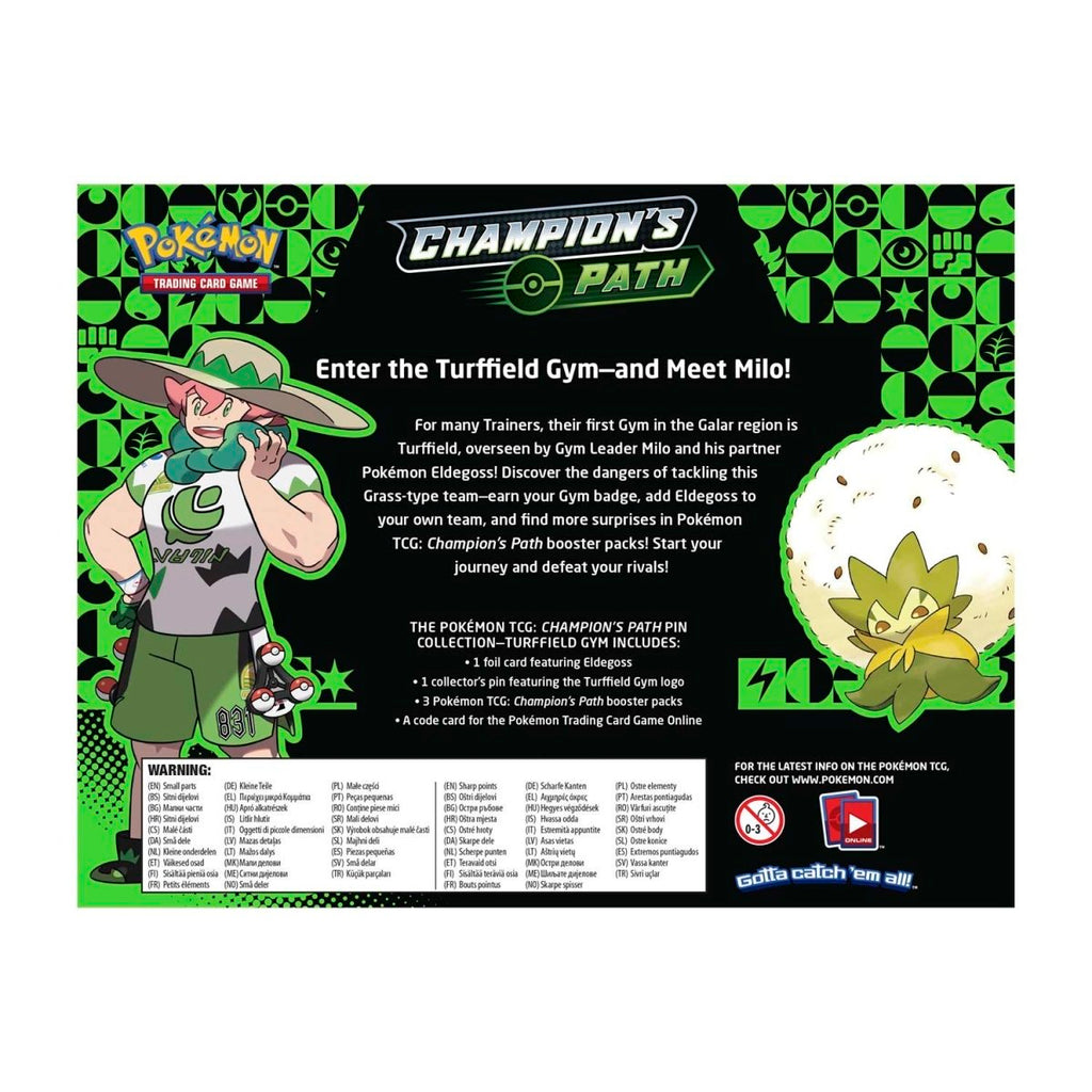 Pokémon TCG: Champion's Path Pin Collection—Turffield Gym