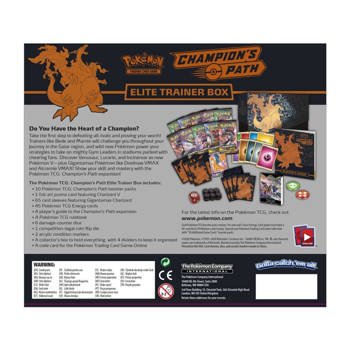 Pokémon TCG: Champion's Path Elite Trainer Box