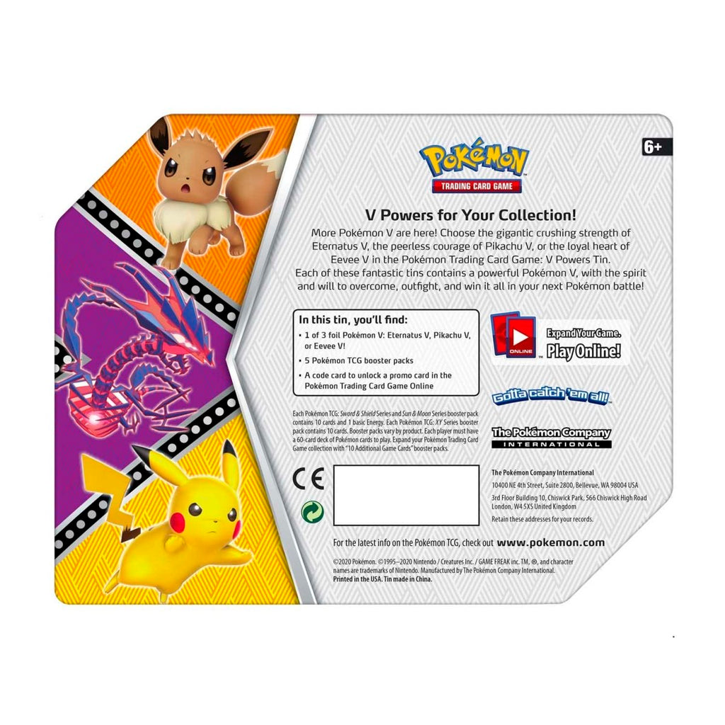 Pokémon TCG: V-Power Eternatus Tin