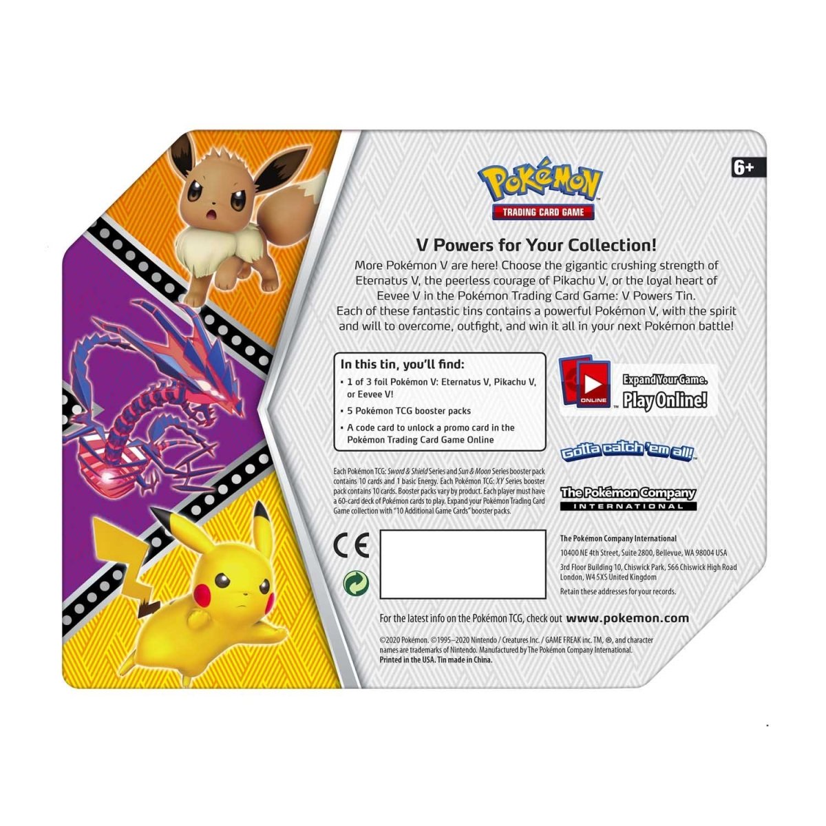 Pokémon TCG: V-Power Eternatus Tin